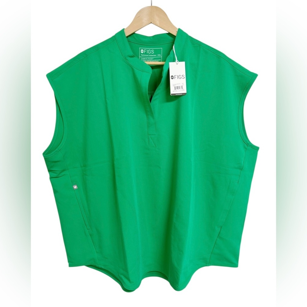 Rafaela Oversized Scrub Top Emerald Size 3XL NWT